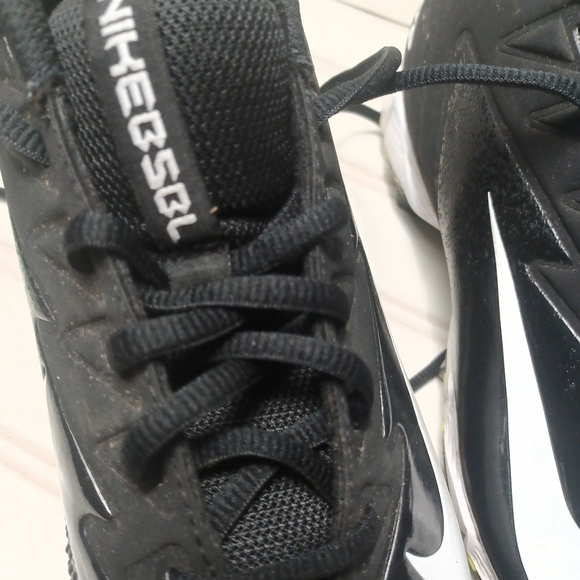 Kids Nike BSBL sport Athletic sneaker spike Size 6 .5 Black unisex condition is - Picture 6 of 8